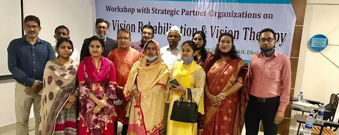Participated in training workshop organized by Islamia Eye Hospital as ODIR Partnership Organization