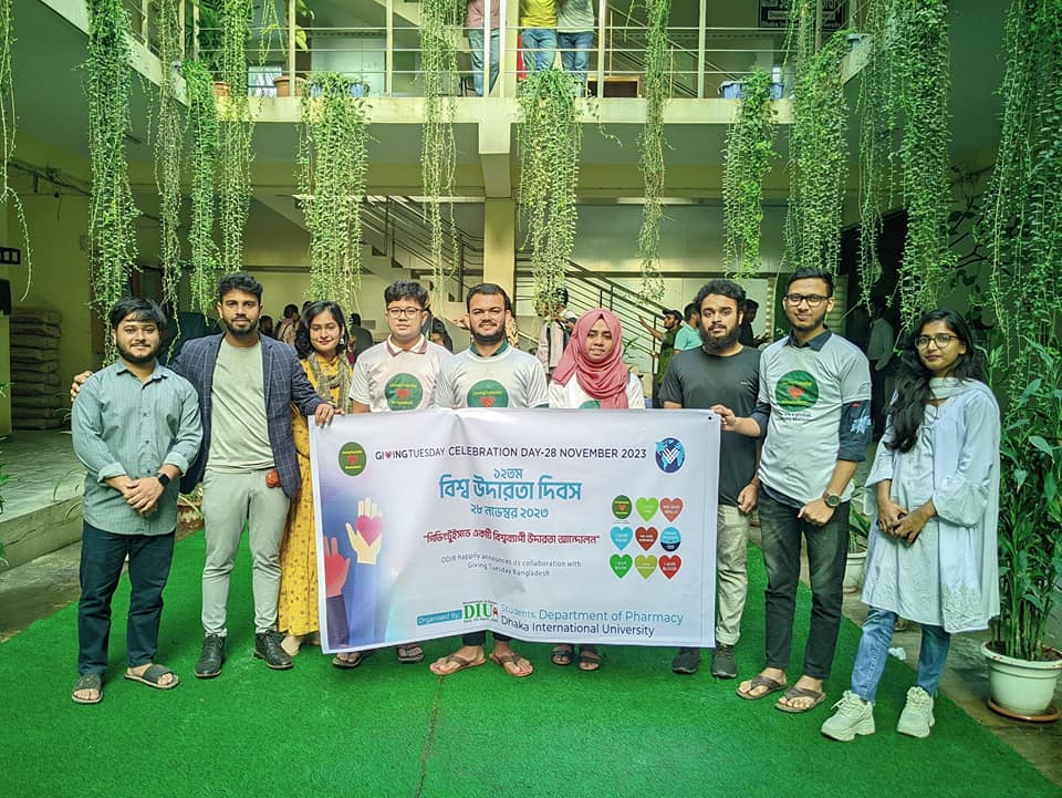 Dhaka International University - DIU celebrates the GivingTuesday